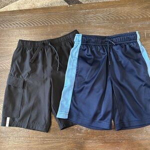 Athletic Works Black and Navy Kids Shorts